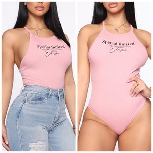 Fashion Nova Pink bodysuit
